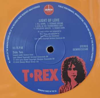 LP T. Rex: Light Of Love CLR 608817