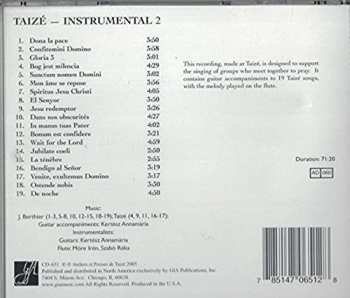 CD Taizé: Instrumental 2 589561