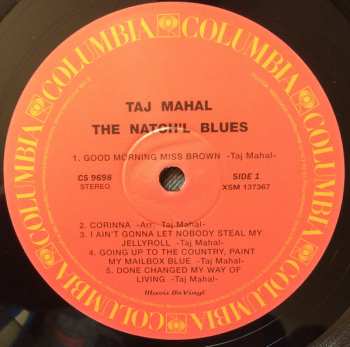 LP Taj Mahal: The Natch'l Blues 441783