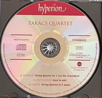 CD Takács Quartet: Hough, Dutilleux & Ravel String Quartets 586334