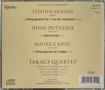 CD Takács Quartet: Hough, Dutilleux & Ravel String Quartets 586334