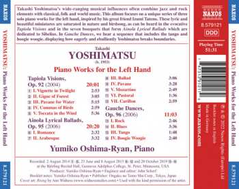 CD Takashi Yoshimatsu: Piano Works For The Left Hand 311158