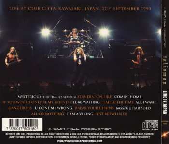 CD Talisman: Live In Japan DLX 301434