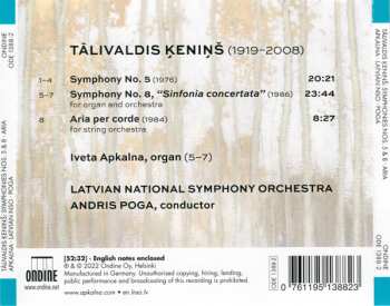 CD Tālivaldis Ķeniņš: Symphonies Nos. 5 & 8 • Aria 595793