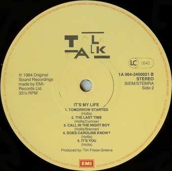 LP Talk Talk: It's My Life 655988