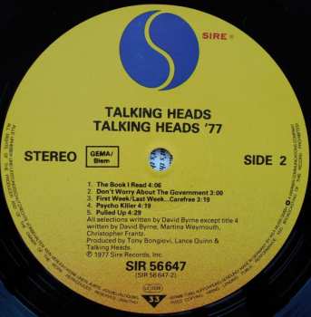 LP Talking Heads: Talking Heads: 77 646710