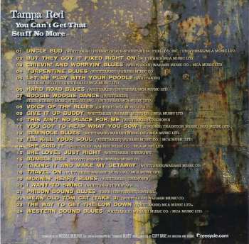 CD Tampa Red: You Can't Get That Stuff No More 563636