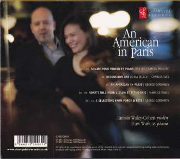 CD Tamsin Waley-Cohen: An American In Paris 627192