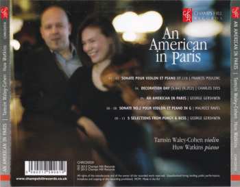 CD Tamsin Waley-Cohen: An American In Paris 627192