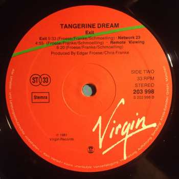 LP Tangerine Dream: Exit 671959