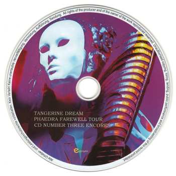 3CD Tangerine Dream: Phaedra Farewell Tour 2014 (The Concerts) 620750