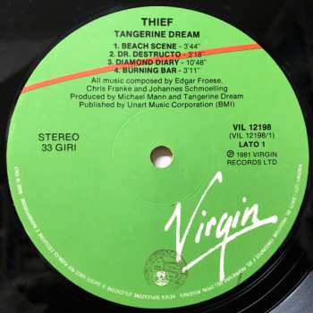 LP Tangerine Dream: Thief 656531