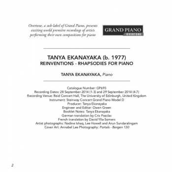 CD Tanya Ekanayaka: Reinventions 190207