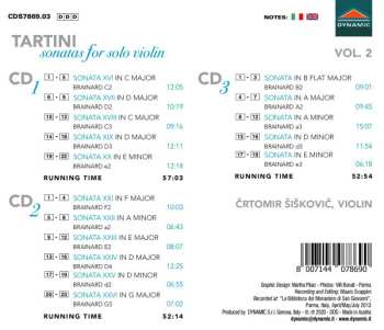 CD Giuseppe Tartini: Sonatas For Solo Violin Vol. 2 649618