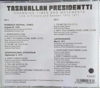 2CD Tasavallan Presidentti: Changing Times And Movements 6747