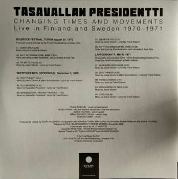 2LP Tasavallan Presidentti: Changing Times And Movements LTD | CLR 406626