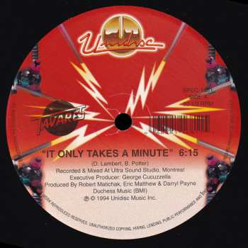 Album Tavares: It Only Takes A Minute / Just An Illusion