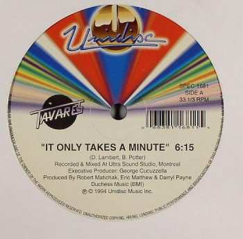 LP Tavares: It Only Takes A Minute / Just An Illusion 593554