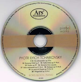 CD Pyotr Ilyich Tchaikovsky: Piano Works 9 (»Die Jahreszeiten«) 594724