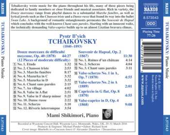 CD Pyotr Ilyich Tchaikovsky: Piano Music (Douze Morceaux) 453723