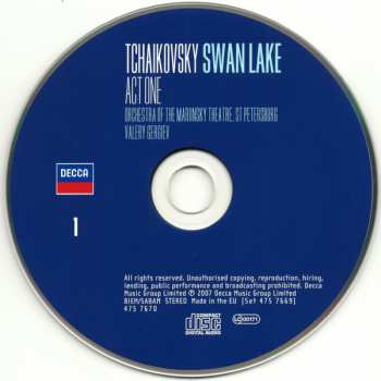 2CD Pyotr Ilyich Tchaikovsky: Swan Lake 648891