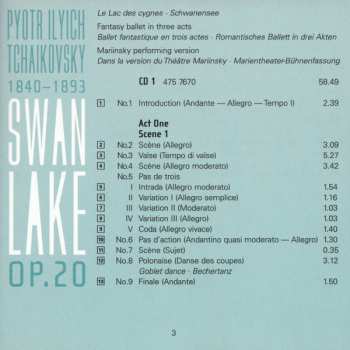 2CD Pyotr Ilyich Tchaikovsky: Swan Lake 648891