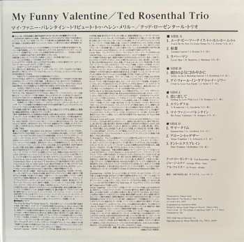 2LP Ted Rosenthal Trio: My Funny Valentine LTD 636244