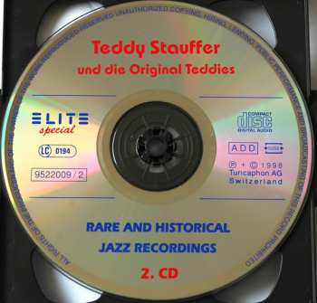 2CD Teddy Stauffer Und Seine Original Teddies: Rare And Historical Jazz Recordings 559835