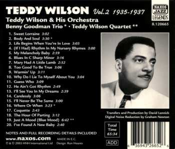 CD Teddy Wilson: Vol.2: Blues In C Sharp Minor 262045