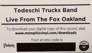 3LP Tedeschi Trucks Band: Live From The Fox Oakland 46457