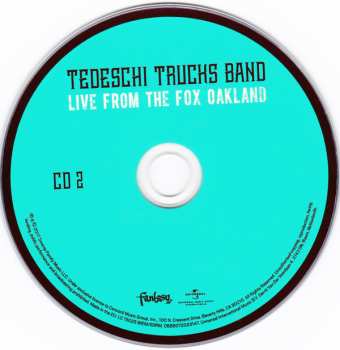 2CD Tedeschi Trucks Band: Live From The Fox Oakland  398201