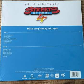 LP Tee Lopes: Streets Of Rage 4: Mr. X Nightmare The Definitive Soundtrack 614998