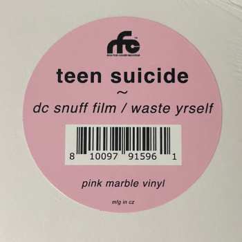 LP Teen Suicide: DC Snuff Film / Waste Yrself CLR | LTD 570582