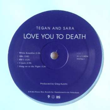 LP Tegan and Sara: Love You To Death CLR 590517