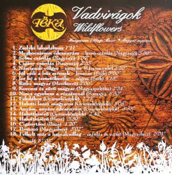 CD Téka: Vadvirágok = Wildflowers (Hungarian Village Music = Magyar Népzene) 647530