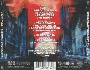 CD Temporary Insanity: Final Walk  LTD 547034