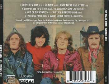 CD Ten Years After: Winterland (San Francisco Broadcast 1971) 545571