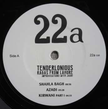 LP Tenderlonious: Ragas From Lahore, Improvisations With Jaubi 353231