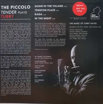 LP Tenderlonious: The Piccolo - Tender Plays Tubby LTD | DLX 481868