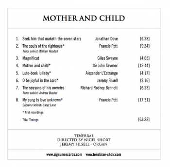 CD Tenebrae: Mother And Child 346074