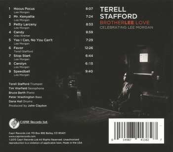 CD Terell Stafford: BrotherLee Love - Celebrating Lee Morgan 616343