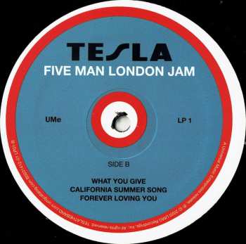 2LP Tesla: Five Man London Jam 387825