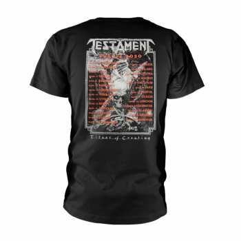 Merch Testament: Tričko Titans Of Creation (grey) Europe 2020 Tour S