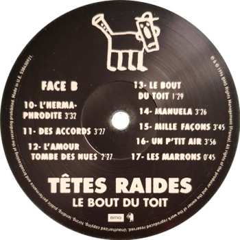 LP Têtes Raides: Le Bout Du Toit 637924