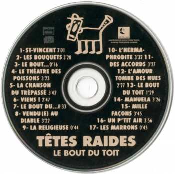 CD Têtes Raides: Le Bout Du Toit DIGI 387999