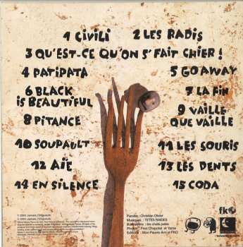 CD Têtes Raides: Qu'Est-Ce Qu'On S'Fait Chier! 646945