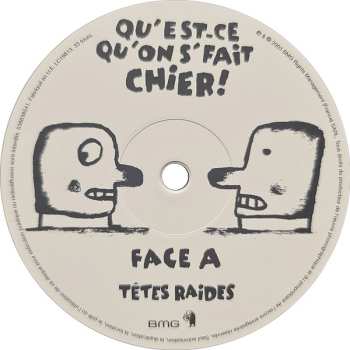 2LP Têtes Raides: Qu'Est-Ce Qu'On S'Fait Chier ! 634405