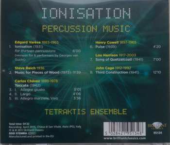 CD Tetraktis Percussioni: Ionisation 235122