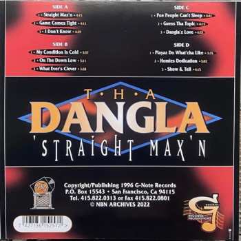 2LP The Dangla: Straight Max'n LTD 571600