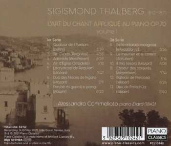 CD Sigismond Thalberg: L'Art Du Chant Applique Au Piano Op.70, Vol. 1 561453